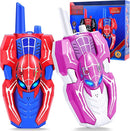 Vvinca Spider Walkie Talkies for Kids Toys Ages 3 4 5 6 7 8 9 10 Boys Girls 2 Pack Superhero Toys Lanyard Long Range Clear Sound Outdoor Game Camping Gear Spy Gadgets & Easter Christmas Birthday Gifts by TinyTreasures Baby Boutique
