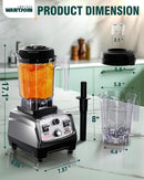 WantJoin Blender for Smoothies - 68oz Countertop Blender for Kitchen Professional Smoothie maker w/Powerful 1800W Copper Motor, 30000 RPM, 16 Speeds, Multi-Functional Smoothie for Home by TinyTreasures Baby Boutique
