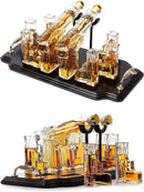 Pistol Whiskey & Wine Decanter - 2 Gun Whiskey Decanter Set