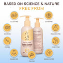 Oeight Tearless Baby Shampoo, Hypoallergenic & Dermatologically Tested Baby Shampoo, 100% Natural Active Ingredients with Chamomile, Parabens & SLS Free, Fragrance Free, for Sensitive Scalp, 200 ml by TinyTreasures Baby Boutique