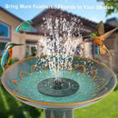 Ceramic Bird Bath for Outdoors, 21.5 inch Heavy Duty Bird Bath，Weather-Resistant Birdbath for Outdoor Garden Use, Attracts Birds, Elegant Yard Décor - Blue by GreenHaven Gardens