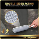 Lint Brush, Pet Hair Remover, Lint Remover for Clothes, Sofa, Carpets, Car Seats. Cat Hair Remover. Dog Hair Remover Laundry. Double-Sided. Reusable. Self-Cleaning Base. ALLISTAR (Snow Peak White) by CozyNest Decor