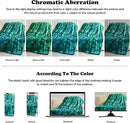 NEWCOSPLAY Faux Fur Twin Blanket Tie-dye Dark Teal Luxury Fluffy Thick Warm Bubble Blanket for Couch Sofa Bed 700GSM (Tie-dye Dark Teal, Twin(60"x80")) by CozyNest Decor
