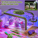 Kids Plant Growing Kit, Kids Gardening Greenhouse Growing Kit with Drip Irrigation and Grow Lights, Science STEM Toys Terrarium Kit for Boys Girls 3 4 5 6 7 8 Year Old,Kids Flower Growing Kit by TinyTreasures Baby Boutique