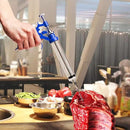 Meat Injector Marinade Gun Stainless Steel Outdoor Kit Flavor Food Syringes & 4 Marinades Needles for BBQ Grill Smoker Injectors Professional Syringe Held Culinary Barbecue Tool (Blue) by GreenHaven Gardens
