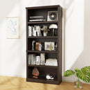 Bookshelf, Open Storage 70 Inch Tall 5 Shelf Bookcase, Floor Standing Bookshelves and Bookcases, Book case for Farmhouse Library Office Bedroom Kids, Dark Cherry - 5 Tier by CozyNest Decor