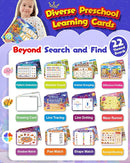 Search and Find: 22 Preschool Learning Activities for Kids 3-8 | Travel Games for Car and Airplane | Toddler Learning Toys | Board Games and Activitys Book for Kids | Back to School Gifts by TinyTreasures Baby Boutique