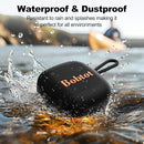 Bobtot Portable Bluetooth Speakers Wireless, IPX7 Waterproof Mini Speaker with 16 Hours Playtime, Loud Stereo Sound, TWS, Built-in Microphone, Small Size for Travel Sport, Black by TinyTreasures Baby Boutique
