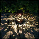 Solar Fairy Lanterns Outdoor Hanging Maple Leaf Decor Lantern,Waterproof Hollow Out Metal Decorative Garden Light,Graceful Decoration for Patio,Yard,Landscape,Walkway,Festival by GreenHaven Gardens