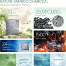 Activated Charcoal Odor Absorber, Odor Eliminator for Strong Odor,Bamboo Charcoal Air Purifying Bags for Home Car Closet Pet, Smoke Room Deodorizer (4 x 200g, Unscented) by CozyNest Decor