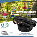 Slsy 60FT Ninja Warrior Obstacle Course for Kids, Complete 13-Obstacle Slackline Kit with Monkey Bar, Swing, Balance Belt, Climbing Ladder & Net, Durable Outdoor Playset Equipment by TinyTreasures Baby Boutique