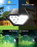 Biling Solar Spot Lights Outdoor, 2-in-1 Solar Landscape Lights 12 LED Bulbs Solar Powered Lights IP67 Waterproof Adjustable Wall Light for Patio Pathway Yard Garden Driveway Pool - White(6 Pack) by GreenHaven Gardens
