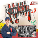 Metal Screwdriver Organizer, Wall Mount Plier Organizer Hammer Holder, Hand Tool Storage Rack for Garage Workshop Workbench(Black, 1PC) by GreenHaven Gardens