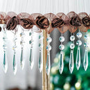 H&D 10pcs 63mm Chandelier Crystals Ornament - Clear Crystal Chandelier Prisms Icicle Drop Pendants by GreenHaven Gardens