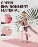 YOTTOY Yoga Mat, 72"x 32"x1/3" Extra Wide Non-Slip Exercise Fitness Yoga Mats,Eco-Friendly TPE Exercise Mats for Women Men Home Workout with Strap Bag by TinyTreasures Baby Boutique