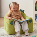 ALIMORDEN Animal Series Kid's Chair, Ultra-Soft Comfy Foam Filled Toddler Sofa Chair, Cute Animal-Shaped Design Toddler Couch, Lightweight Birthday for Baby Boys & Girls (Dinosaur) by CozyNest Decor
