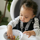 Ingenuity SmartClean Trio Elite 3-in-1 Convertible Baby High Chair, Toddler Chair, and Dining Booster Seat, For Ages 6 Months and Up, Unisex - Slate by TinyTreasures Baby Boutique