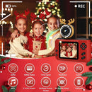Kids Camera Girls for 3 4 5 6 7 8 9 Years Old Girls,1080P HD Video Selfie Camera with 32G SD Card Kids Digital Camera Toys for Toddler Birthday Gifts Red by TinyTreasures Baby Boutique