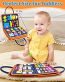 Exorany Busy Board Montessori Toys for Toddler Boy & Girl Birthday Gifts, Busy Book Learning Sensory Toys for Toddlers, Toddler Travel Toy Educational Activities Learn Fine Motor Skills by TinyTreasures Baby Boutique