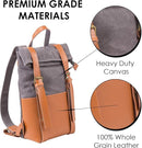 The Pinot Wine Bag, Insulated Bottle Holder Backpack For Travelling, Outings and Festivals, Leather Back With Padded Faux Fleece Interior & Corkscrew by Primeware Inc. by TinyTreasures Baby Boutique