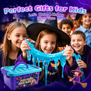 Slime Kit, Magic Galaxy Slime Making Kit with Magic Sticker,Making Butter Slimes Dark Powder to Make Glitter & Galactic Slimes Stress Relief Toys Fun Gifts Toys for 6-12 Year Olds Girls Boys by TinyTreasures Baby Boutique