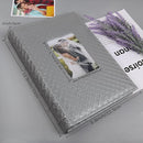 RECUTMS Photo Albums for 4x6 Photos Holds 300, 3 Per Pages Photo Picture Album PU Leather Cover, Horizontal Photos Record Family Wedding Anniversary Baby Holiday Album (Grey) by TinyTreasures Baby Boutique