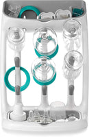 OXO Tot Space-Saving Bottle Drying Rack, Baby Bottle Organizer for Countertop by TinyTreasures Baby Boutique