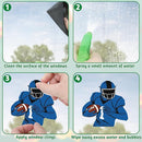 Football Window Clings, Football Party Decorations, Touch Down Party Window Stickers, Green Brown Themed Stickers Decal Gel for Touchdown Party Decor Accessories Set by CozyNest Decor