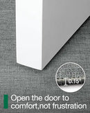 LUMI Ultra Thin Door Mat for Entryway, Low Profile Non Slip Rubber Backing Indoor Doormat, Easy Clean Welcome Entrance Mat for Inside House, Patio, Greenish Grey 17"x30" by CozyNest Decor