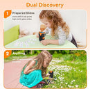1000X Handheld Microscope for Kids 4K 2.0" Screen Rechargeable Mini Pocket Digital Microscopes w/Slides Kit Portable Edu Gift Age 4-6 8-12 Children Students by TinyTreasures Baby Boutique