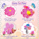 JRD&BS WINL Poke in Fun Art Kit for Kids Ages 3 up, Flower Bouquet Creative Decor Mess Free Art Set for Children Fun Activity Gifts for Boy and Girls 4-8 Year Old DIY Fabric Craft (Flower Bouquet) by TinyTreasures Baby Boutique