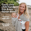 Nalakai Luxury Ring Sling Baby Carrier, Soft Linen Blend Baby Sling, Baby Wrap, Wear Your Little One Close to Your Heart, Comfort, Style by TinyTreasures Baby Boutique