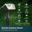 Linkind Solar Lights Outdoor Waterproof IP67, 3000K/6500K Solar Motion Sensor Lights with 6 Modes, 60 LEDs Solar Powered Spot Lights Outside Landscape Lighting for Garden Yard Pathway, 6 Pack by GreenHaven Gardens