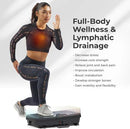 Sunny Health & Fitness Vibration Plate Exercise Machine, Full Body Vibrate Platform for Lymphatic Drainage with Multiple Speeds and Modes, Vibrating Plate Machine for Tension Relief & Weight Loss by CozyNest Decor
