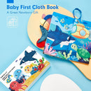 hahaland Baby Books 0-6 Months,Infant Tummy Time Toy High Contrast Sensory Baby Toys 6 to 12 Months Touch Feel Book Baby Gifts for Boy Girl 0-3 Months Book Early Learning Toy (Single Book) by TinyTreasures Baby Boutique