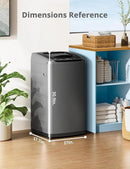 Comfee Portable Washing Machine, 0.9 cu.ft Compact Washer With LED Display, 5 Wash Cycles, 2 Built-in Rollers, Space Saving Full-Automatic Washer by CozyNest Decor