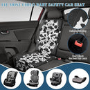 Car Seat Protector for Child Car Seat, 2 Pack Baby Car Seat Covers with Mesh Pockets & Non-Slip Backing 600D Durable Seat Protector Under Baby Car Seat for Car Back Seat (Cow Print, Large) by TinyTreasures Baby Boutique