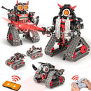 5 in 1 STEM RC Robot Building Kit, APP & Remote Control Samurai/Ninja Blocks 419 Pcs, Erector Set RC Toy for Kids, DIY Build Science Educational Gift for Age 6 7 8 9 10 11 12+ Boys & Girls by TinyTreasures Baby Boutique