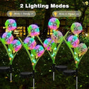 4 Pack Solar Garden Lights, Solar Flowers Lights with 4 Blooming Dandelion Flowers, Waterproof Solar Lights Outdoor for Yard Porch Patio Backyard Pathway Gardening Gifts, 2 Lighting Modes by GreenHaven Gardens