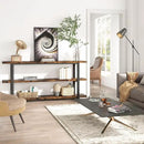 70.8 Inch Extra Long Console Table for Entryway, Narrow Hallway Table, Wood Sofa Table with 3 Tier Storage Shelves for Living Room by CozyNest Decor