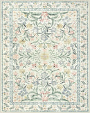 Wonnitar Large Washable 8x10 Rug, Boho Living Room Rug 8 x 10, Soft Floral Carpet for Bedroom Non Slip, Indoor Soft Beige Carpets for Dining Room Apartment Office by TinyTreasures Baby Boutique