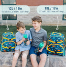 Wildkin ECO rPET 15-inch Kids Backpack – Sustainable, Padded, Adjustable – Jurassic Dinosaurs by TinyTreasures Baby Boutique