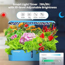 Sainlogic Hydroponics Growing System Kit, 12 Pods Watering Planter, Smart Indoor Garden with APP & WiFi Connected, 5 X Growth with 24W LED, Quiet Pump, for Vegetables, Herbs and Flowers by GreenHaven Gardens