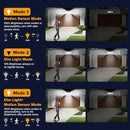 UME Solar Outdoor Lights 302 LED 3000LM, IP65 Waterproof Motion Sensor Outdoor Lights, 3 Heads Solar Security Flood Lights 270 Wide Lighting Angle with 3 Modes for Garden Patio Yard - 2 Pack by GreenHaven Gardens