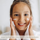 Gentle Face Cream Moisturizer for Kids and Preteens – Nourishing and Calming for All Skin Types – Natural Ingredients: Hyaluronic Acid and Vitamin E - Made in UK 50ml by TinyTreasures Baby Boutique