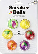 Sneaker Balls Fruitastic Sof Sole Shoe Eliminator & Remover, 3PK-Fresh, Clean Scent Blocks Odors-Twist-to-Activate, Colorful Designs, 6 Pack by CozyNest Decor