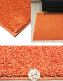 KOECKRITZ Soft and Colorful Kids Classroom Area Rugs (Passes Flammability Pill Test) Many Sizes and Bright Colors to Select from (10' x 14', Tangerine) by CozyNest Decor