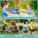 2400X Kids Microscope Science Kit - Handheld Microscope for Kids with Prepared Slides Metal Body LED Light Carrying Box Educational Compound Toy Set for Children Ages 8-12 5 Year Old Boys & Girls Gift by TinyTreasures Baby Boutique