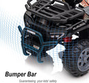 Kids ATV 4 Wheeler, 6V Ride-On Toy for Toddlers 1-3 Boys & Girls with Music, Forward & Reverse - Black by TinyTreasures Baby Boutique