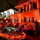Orange Halloween Lights, 2 Pack Each 75.5Ft 200 LED Orange String Lights Outdoor, 8 Modes Solar Orange Lights for Thanksgiving Yard Tree Fall Christmas Halloween Decoration by GreenHaven Gardens